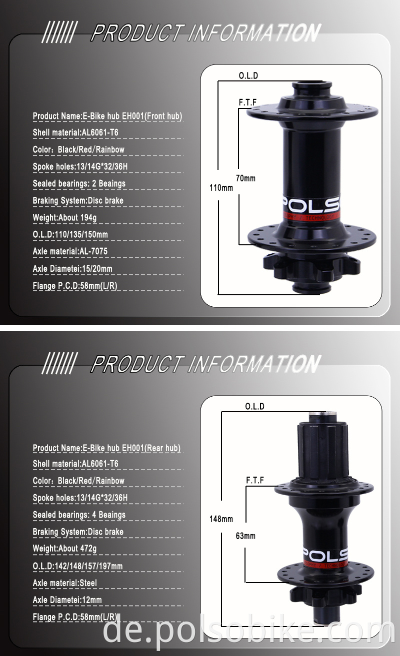 4 bearing MTB hub